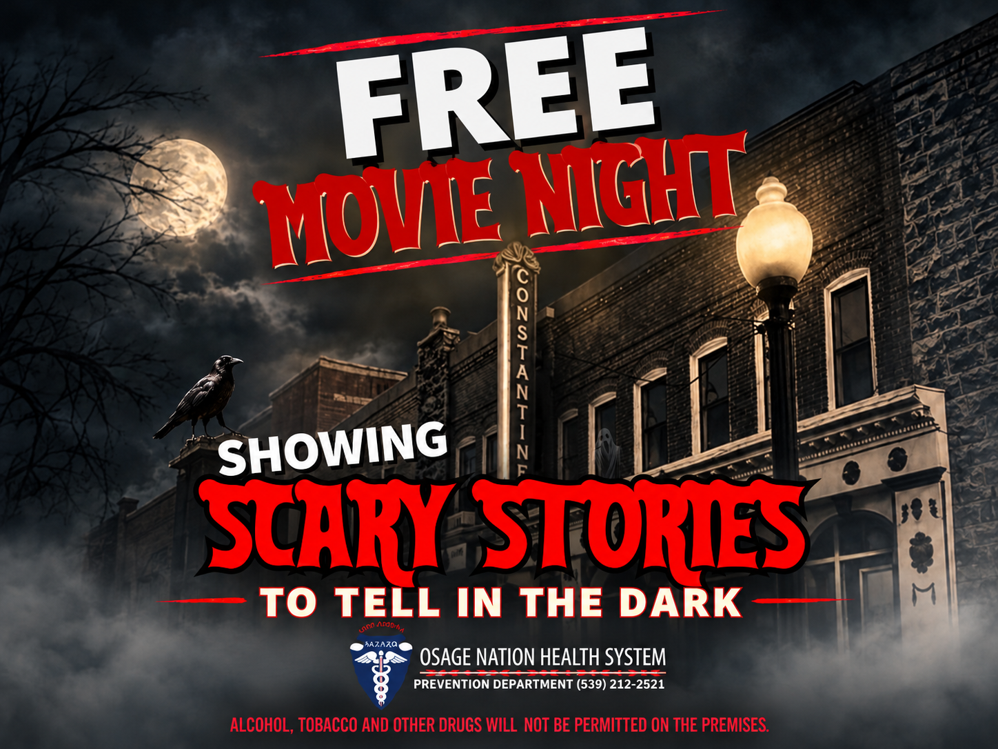 Free Movie Night: Scary Stories to Tell in the Dark